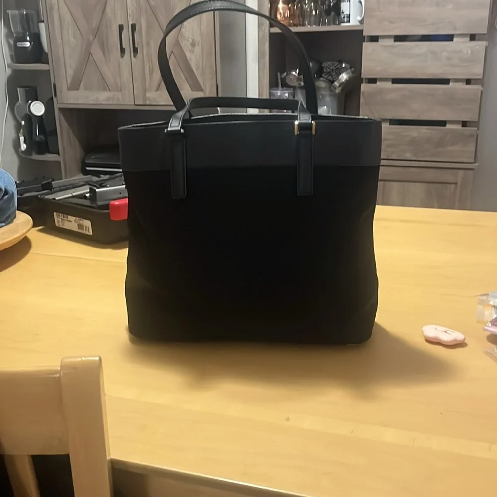 Michael Kors Black Saffiano Leather Tote - Picture 3 of 4